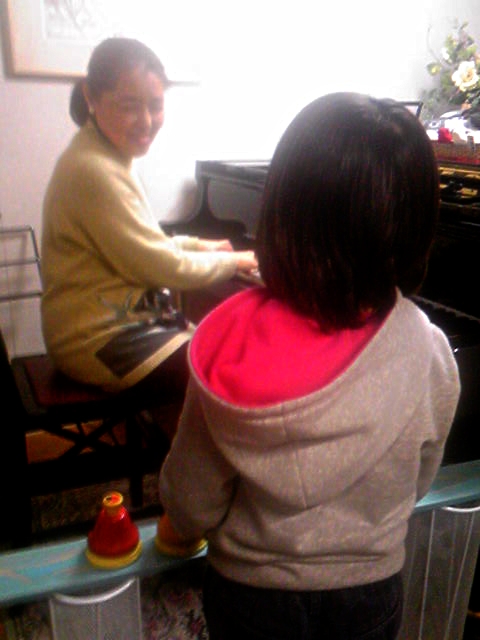 長町講師(代表)のレッスン風景。